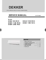 Предварительный просмотр 1 страницы Dekker DSH 105 R/C Service Manual