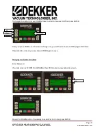 Предварительный просмотр 8 страницы Dekker OnDek Controller Manual