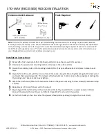 Preview for 1 page of Dekko ECA STO-WAY Installation Manual