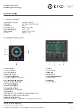 Preview for 5 page of Deko-light 843000 Manual