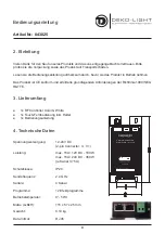 Предварительный просмотр 4 страницы Deko-light 843025 Manual