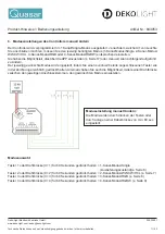 Предварительный просмотр 11 страницы Deko-light 843053 Product Notes Manual