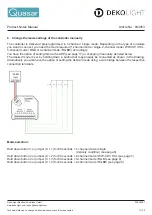 Предварительный просмотр 33 страницы Deko-light 843053 Product Notes Manual