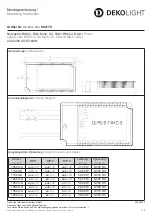 Предварительный просмотр 5 страницы DekoLight 50D-1HMC-0 Product Notes