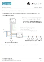 Preview for 30 page of DekoLight 843007 Product Notes Manual