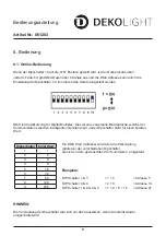 Предварительный просмотр 6 страницы DekoLight 861203 Manual