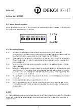 Предварительный просмотр 16 страницы DekoLight 861203 Manual