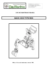 Del Morino RES Use And Maintenance Manual предпросмотр