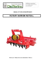 Предварительный просмотр 1 страницы Del Morino ROTEX-L Use And Maintenance Manual