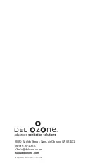 Предварительный просмотр 7 страницы Del ozone aquaclipse ZO-400 Installation & Operation Manual