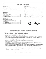 Preview for 2 page of Del ozone delclean CD-7GL-30 Installation & Operation Manual