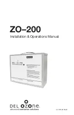 Del ozone ZO-200 Installation & Operation Manual предпросмотр