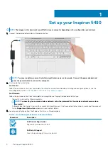 Preview for 4 page of DEL Inspiron 5490 Setup And Specifications
