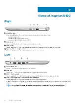 Preview for 6 page of DEL Inspiron 5490 Setup And Specifications