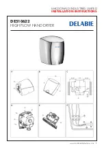 Предварительный просмотр 1 страницы Delabie DE510622 Installation Instructions