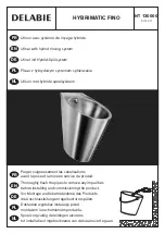 Preview for 1 page of Delabie HYBRIMATIC FINO Manual