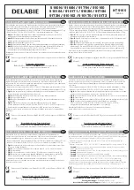 Preview for 2 page of Delabie NT 5160 Seies Installation Instructions