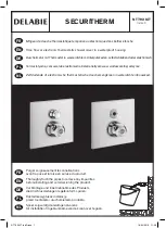 Preview for 1 page of Delabie SECURITHERM 792BOX-792218 Manual