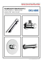 Preview for 1 page of Delabie TEMPOSOFT Installation Instructions Manual