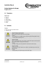 Предварительный просмотр 30 страницы Delachaux Conductix-Wampfler 0314 Series Installation Manual