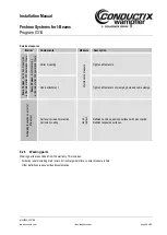 Предварительный просмотр 46 страницы Delachaux Conductix-Wampfler 0314 Series Installation Manual