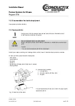 Предварительный просмотр 52 страницы Delachaux Conductix-Wampfler 0314 Series Installation Manual