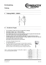 Предварительный просмотр 9 страницы Delachaux Conductix-Wampfler 040804 Series Operating Instruction