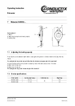 Предварительный просмотр 16 страницы Delachaux Conductix-Wampfler 040804 Series Operating Instruction