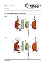 Предварительный просмотр 22 страницы Delachaux Conductix-Wampfler 040804 Series Operating Instruction