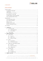 Preview for 5 page of DELAIR UX11 User Manual
