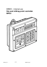 Preview for 1 page of DeLaval MPCII Memo