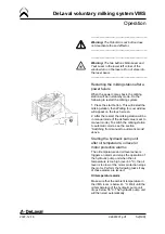 Preview for 60 page of DeLaval VMS 2008 Instruction Book