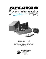 Предварительный просмотр 1 страницы Delavan SONAC 120 Installation & Operation Manual