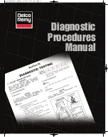 Delco Remy 37MT Diagnostic Procedures Manual предпросмотр