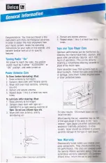 Preview for 3 page of Delco ETR 2000 series User Manual