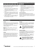 Preview for 3 page of Delfield 186114 BUC Service And Installation Manual