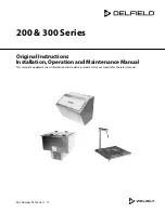 Delfield 200 Series Original Instructions Manual preview