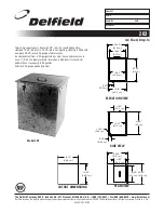 Preview for 2 page of Delfield 203 Specification Sheet