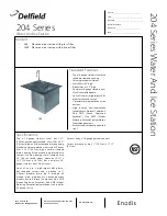 Delfield 204 Specifications preview