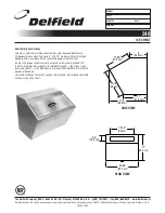 Delfield 240 Specifications предпросмотр