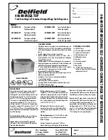 Delfield 4464N-12M Specification Sheet предпросмотр