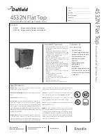 Delfield 4532N Specification Sheet предпросмотр