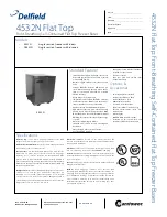 Preview for 1 page of Delfield 4532N Specifications