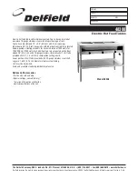 Delfield 48334 Specifications preview