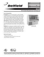 Delfield 549-OR Specification Sheet preview