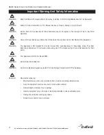 Preview for 2 page of Delfield 8100-EF Service, Installation And Care Manual