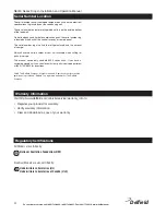 Preview for 4 page of Delfield 8100-EF Service, Installation And Care Manual