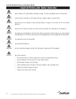 Preview for 2 page of Delfield ACR-26S Service And Installation Manual