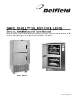 Предварительный просмотр 1 страницы Delfield Blast Chiller DBC-10 Service And Installation Manual