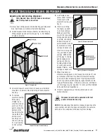 Предварительный просмотр 11 страницы Delfield CAB2-1013 Install Manual